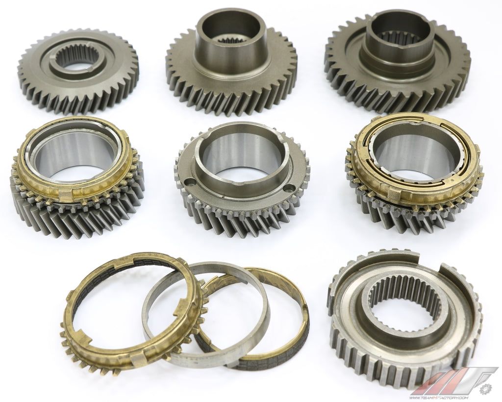 MFactory Close Ratio 3rd to 5th Gear Set w Synchros + Hub Honda Civic Integra B16A2 16B 18C