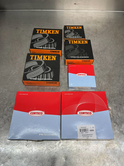 Mercedes HAG215 | C63 (W204/W205) | Chrysler LX SRT-8 Differential Bearing Kit - Timken Bearings/OEM Axle & Pinion Oil Seals
